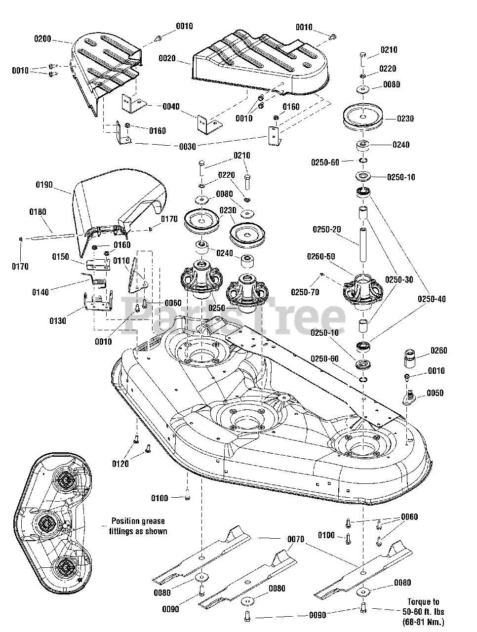 snapper 46 inch deck belt diagram