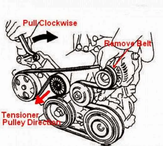 07 toyota corolla belt diagram