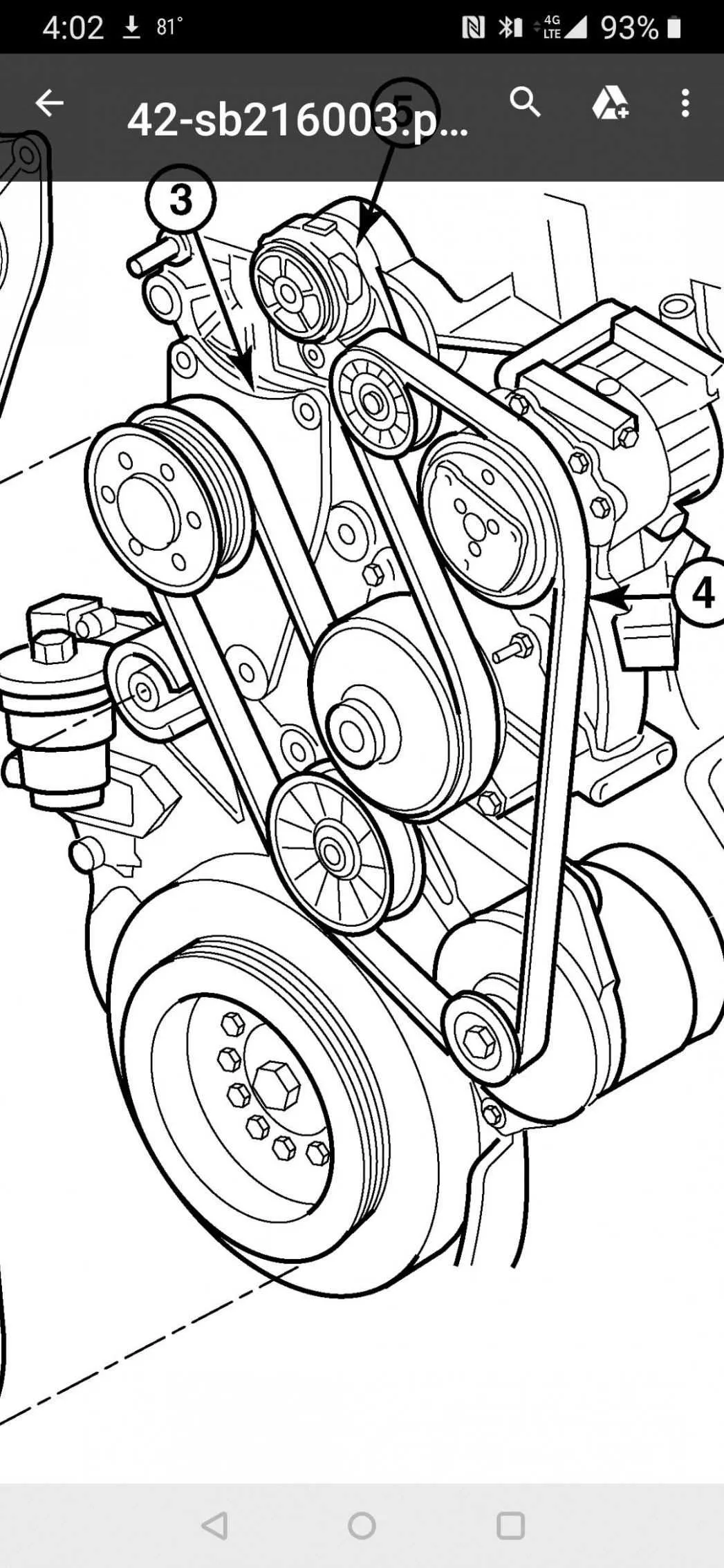 ford focus drive belt diagram