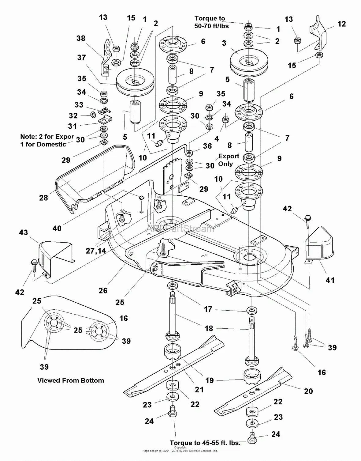 simplicity regent deck belt diagram
